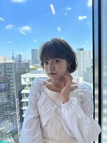 エクリボンヌ(equri bonne)&nbsp;水素カラー×ふんわりボブ