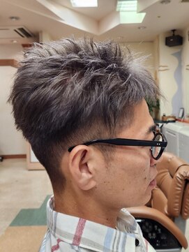 アポロカットステージ 相模大野店 アップバング/ツーブロックマッシュ<理容室>[メンズ/相模大野]