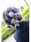 結婚式お呼ばれヘアセット