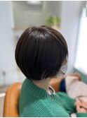 丸みショートボブ