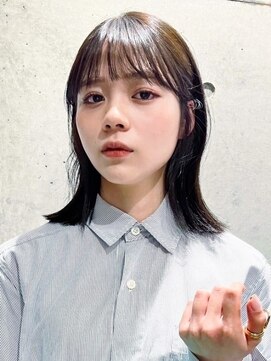 ロンドアンメゾン 原宿(Lond un Maison.) 髪質改善縮毛矯正◎地毛風大人シアカラー×セミディ[原宿]