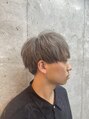 デフカッヅ 北千住(DEF CUTZ) ブリーチ一回でできるグレージュカラー。