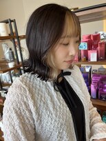 サラビューティーサイト 志免店(SARA Beauty Sight)&nbsp;【琉希也】フェイスフレーミングカラー/ホワイトベージュ