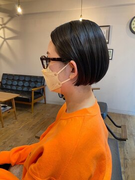 ロータス ヘアデザイン(LOTUS hair design.) ミニボブ×guest style