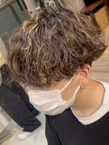 ラヴィズムバイフィフス(LUVISM by fifth) 波巻きパーマメンズパーマメンズヘアツーブロックツイストパーマ