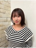 結べる長さの大人ボブ