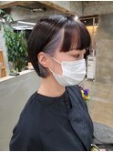 インナーカラー×ボブ