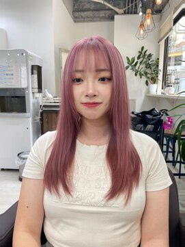 アイズ 横浜(IS) 横浜/mikiya指名/ハイトーンピンク/ブリーチカラー