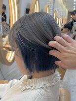 アドラーブル けやき通り店(adorable)&nbsp;20代30代40代ブリーチインナーカラーボブ切りっなし