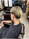 ツイストスパイラルマッシュ メンズツーブロックマッシュパーマ