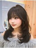 韓国ヘア/韓国スタイル/縮毛矯正/髪質改善/レイヤーカット