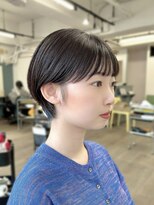 ルアン 上通り(ruen)&nbsp;マッシュショート 丸みショート 熊本美容室 ruen 右田莉奈