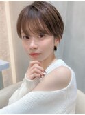 □ ウェーブミディアム似合わせカットメルティカラーショート/