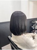 肩上内巻きボブ