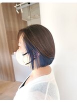 ワンピース 東大宮店(ONE PEACE) インナーカラー×ミニボブ
