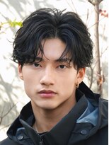 レタッチ バイ フィフス 天神大名(RETOUCH by fifth)&nbsp;福岡天神メンズフェザーパーマフェザーショートスパイラルパーマ