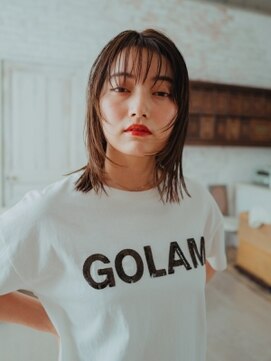 アームズ キューブ 岡崎店(arms cube) 顔周りレイヤースタイル