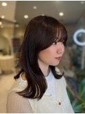レイヤーカット/艶カラー/縮毛矯正