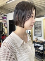 ヌード(NUDE)&nbsp;NUDE10代20代30代40代 ミニボブ 切りっぱなしボブ 前下がりボブ