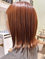 ヴィサージュファイン(VISAGE fine)&nbsp;外ハネ／アプリコットカラー