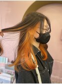 ☆miki☆°＊orange × brown design rcolor＊°