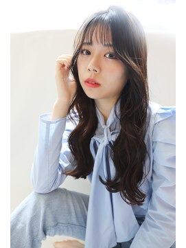 ヘアリラクゼーション クインズベリー(Hair Relaxation Queen's Berry) フェザーバング×波ウェーブ