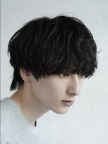 フィフス 大分(fifth)&nbsp;大分無造作緩めシャドウパーマメンズカットマッシュウルフ30代