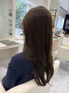 レ セゾン(Les Saisons) 髪質改善トリートメントロングレイヤー大人かわいい30代40代