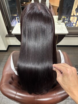 自然にまとまる上質ストレート#美髪矯正#縮毛矯正