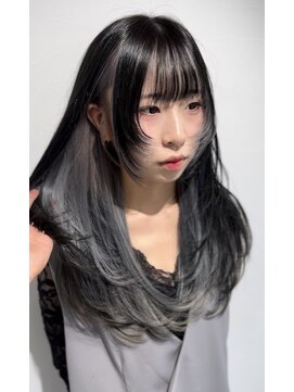 【札幌】大人可愛い姫カットレイヤー×ダブルカラー×髪質改善