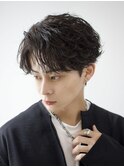 ツイストフェザーパーマ熊本美容室メンズサロンスパイラル