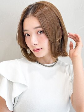 アグノス 青山(Agnos) 前髪美髪レイヤーカット外ハネボブ艶感20代30代40代◎愛され