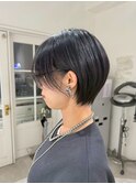 大分ショートボブ顔まわりレイヤーカット髪質改善カラー