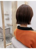 オレンジボブスタイル
