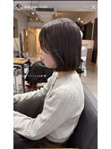 greige × ぱつっとbob