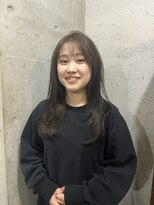 ヘアーデザイン アルエ(HAIR×design ARUE) ハーフブリーチカラーで作るオリーブカラー×レイヤーカット