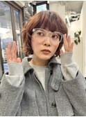 レイヤーボブ　ボブパーマ パーマ ミニボブ 切りっぱなしボブ