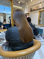 ロンドアベニール 北千住(Lond avenir)&nbsp;ダークパープル/髪質改善/縮毛矯正/オリーブベージュ/北千住