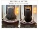 テュセ ヘアー 京都(Tu sais hair kyoto)の写真/【四条大宮1分/縮毛矯正の匠】自然な仕上がりでリピート多数◆カラーとの組み合わせもできダメージレスに◎