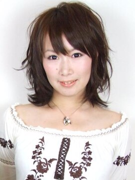 グラス ヘアー(glass.hair) ラフな毛先とナチュラルカラーで作る大人カジュアル☆