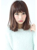 ミディアムパーマでお手入れ簡単ヘア☆