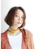ふんわり女性らしさと艶のあるボブスタイル【菊地真理恵】