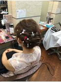 お呼ばれアレンジ