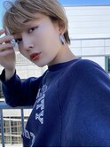 ショートスタイル　ケアブリーチハイライト　グレージュ