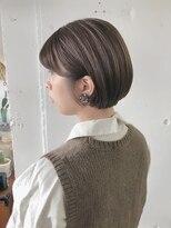 リッカ(RICCA)&nbsp;【RICCA渡辺】ベージュ系ヘアカラー&コンパクトなミニボブ