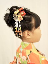 美容室 びゃんびゃん 社店&nbsp;七五三アップスタイル