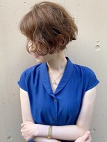 ラウンジ モリオ イケブクロ(Lounge MORIO Ikebukuro)&nbsp;【morio池袋】大人可愛い前下がり透け感ショート♪