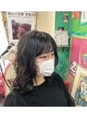 #マスクでもカワイイ シースルーバングと顔まわりスッキリ