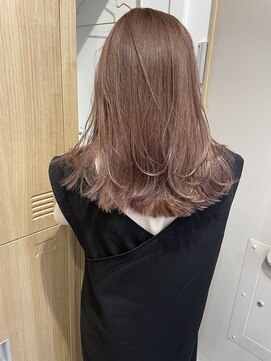 ローレンジウ(LOREN JU) 透明感髪質改善ベージュダブルカラーミルクティーグレージュ