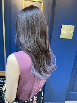 エレナ(elena) ラベンダーグレー×グラデーションカラー
